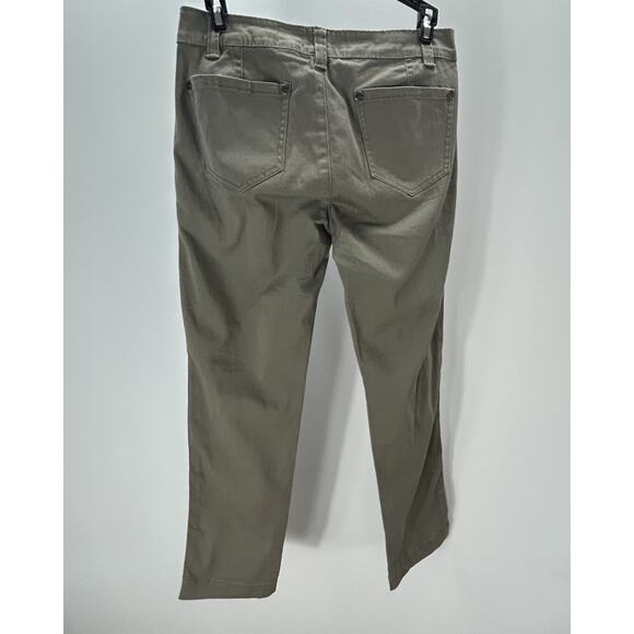 V CHRISTINA Sage Green 4-Pocket Jeans Stretch Sage Green Size 2 EUC. - Picture 7 of 12